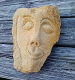 schlafender Faun Sandstein