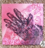 Hand, mixed media